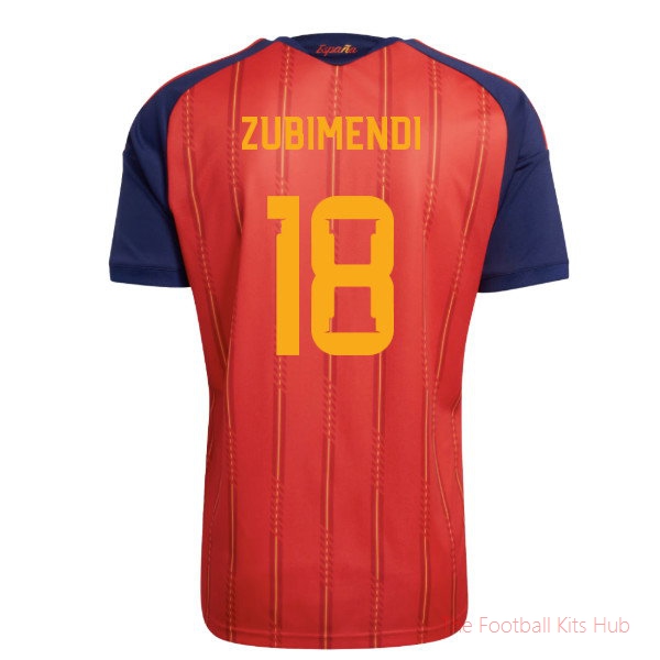 Premium Spain Zubimendi 18 Home Shirt 2026/27 Sports Edition-Unisoccer Shop